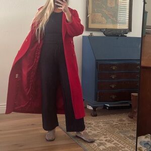 Lorne’s Cashmere Long Trenchcoat